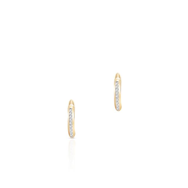 Kolczyki złote z cyrkoniami