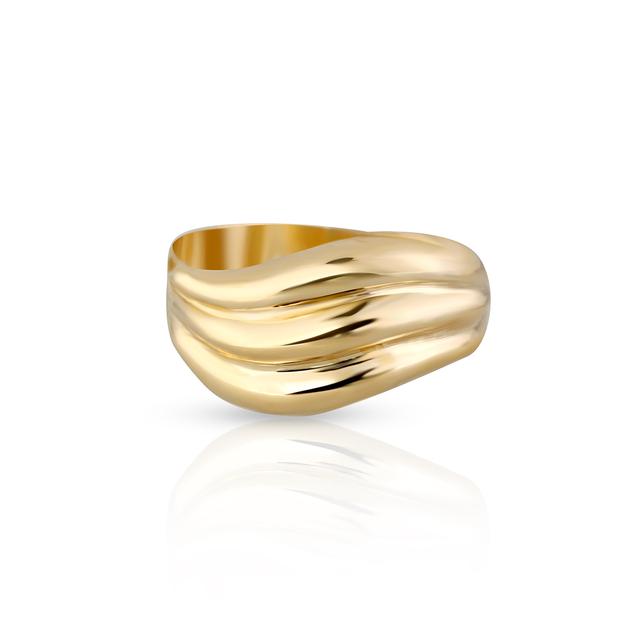 Pierścionek złoty basic