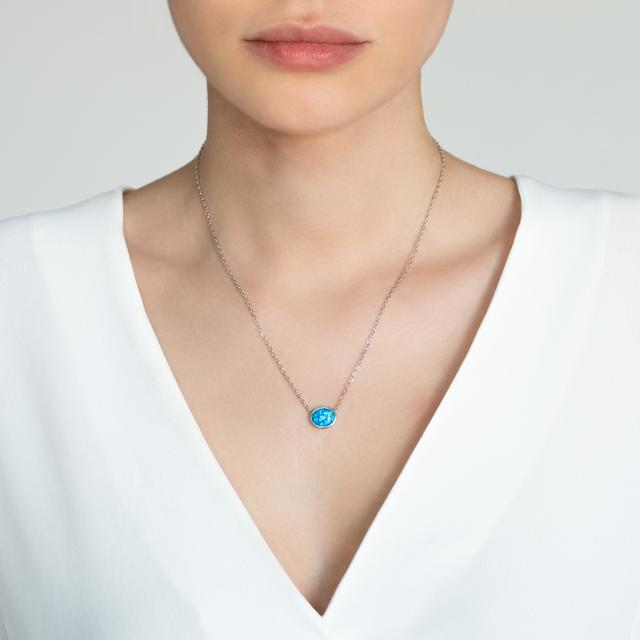 Naszyjnik srebrny Laguna