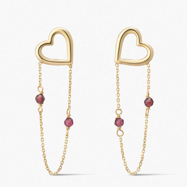 Kolczyki złote Czułość