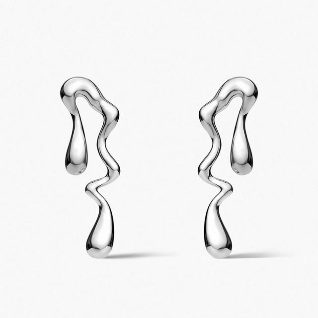 Kolczyki srebrne Modern