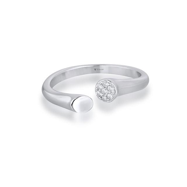 Pierścionek srebrny z cyrkoniami