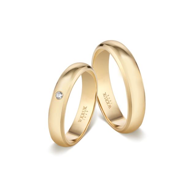 Obrączka złota ALCHEMIA męska