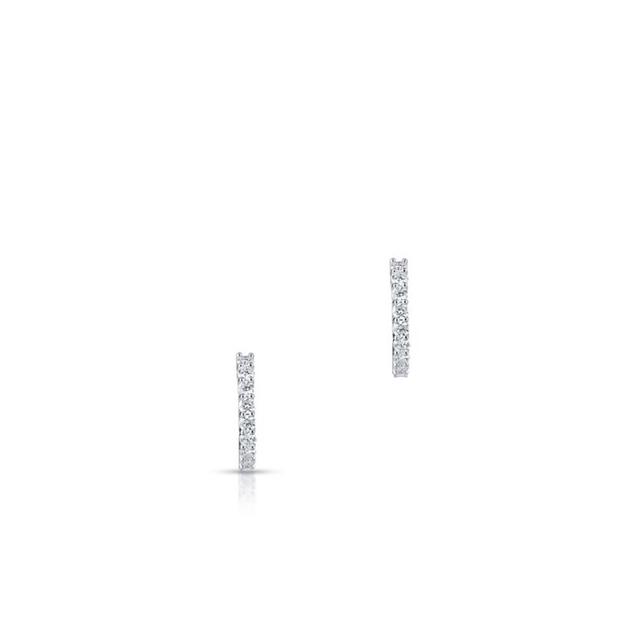 Kolczyki białe złoto z brylantami