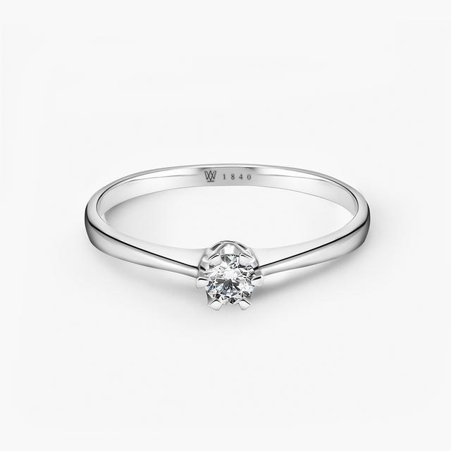 Pierścionek zaręczynowy złoty Jedyny