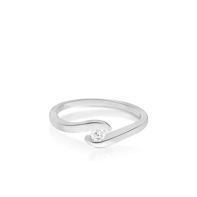 Pierścionek srebrny z cyrkoniami