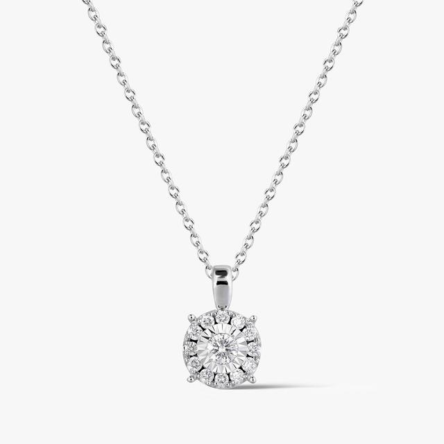 Wisiorek złoty z diamentami