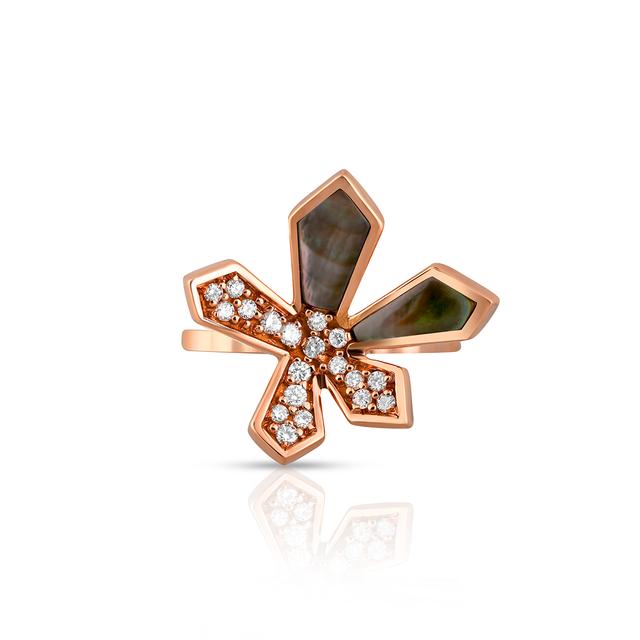 Pierścionek różowe złoto Enrico Capra