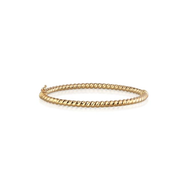 Bransoleta złota bangle