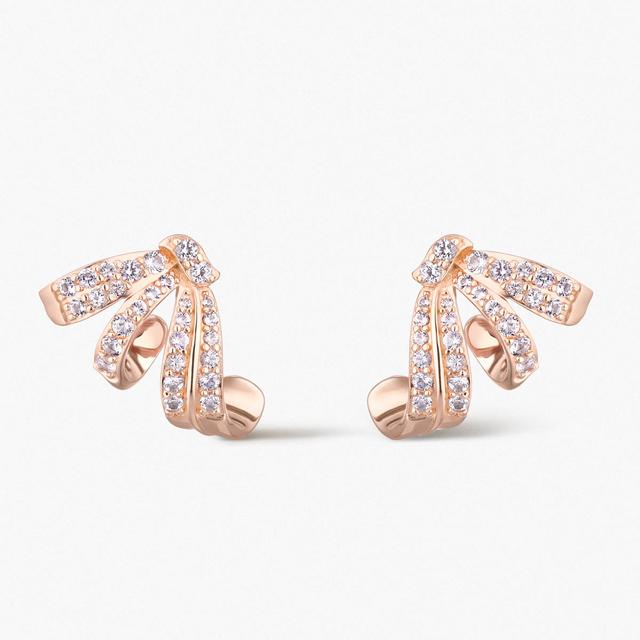 Kolczyki srebrne Balerina