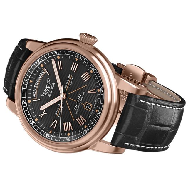 ZEGAREK AVIATOR DOUGLAS DAY-DATE POLSKA EDYCJA