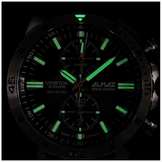 ZEGAREK VOSTOK EUROPE ALMAZ SPACE STATION CHRONO