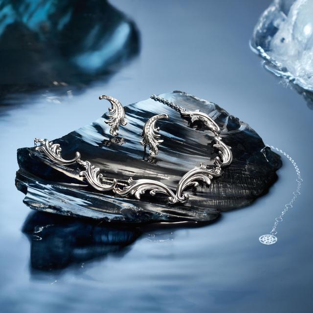 Naszyjnik srebrny Baśniowa