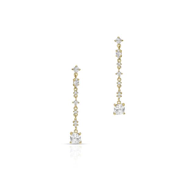 Kolczyki złote z cyrkoniami