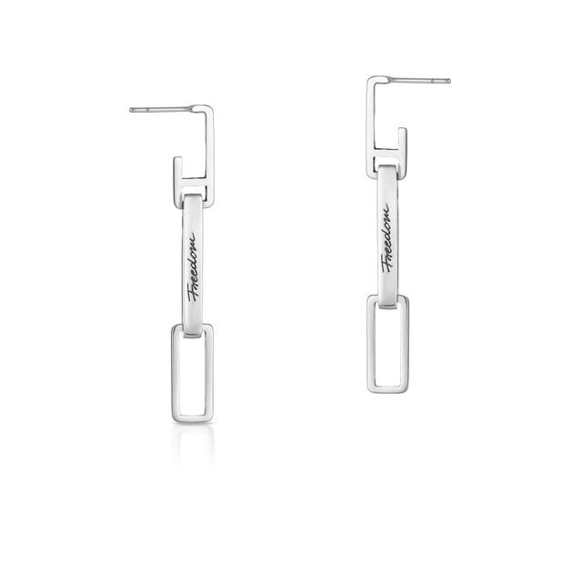 Kolczyki srebrne FREEDOM ELEMENTS