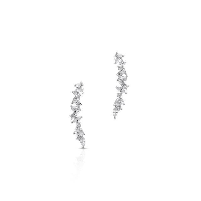 Kolczyki srebrne z cyrkoniami