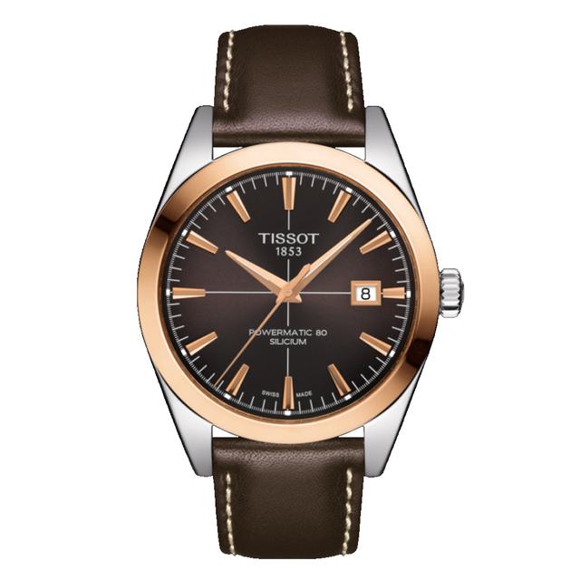 Tissot Gentleman Powermatic 80 Silicium Solid 18k Gold Bezel