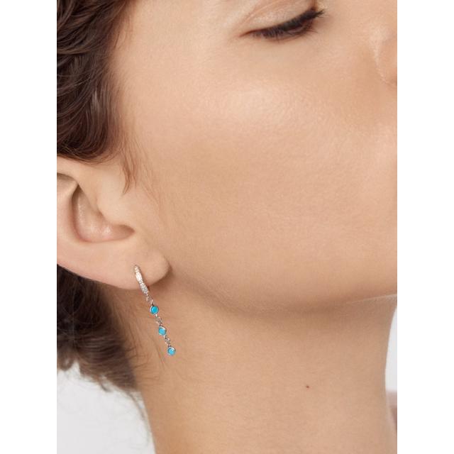 Kolczyki srebrne Laguna