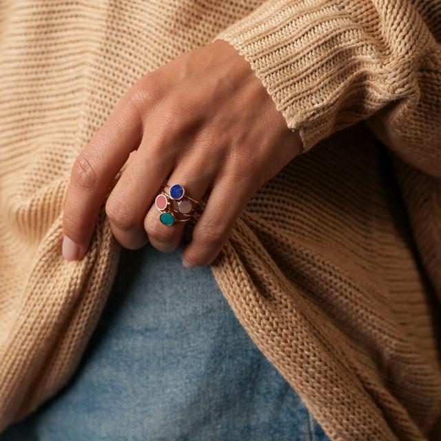 Pierścionek złoty Ginette NY