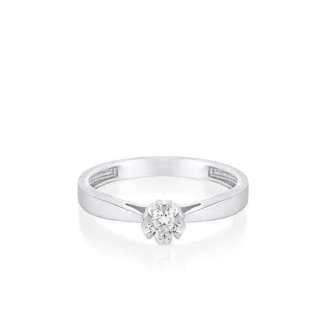 Pierścionek zaręczynowy złoty Romantyczny