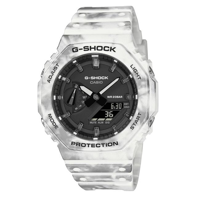 ZEGAREK G-SHOCK Octagon Frozen Forest