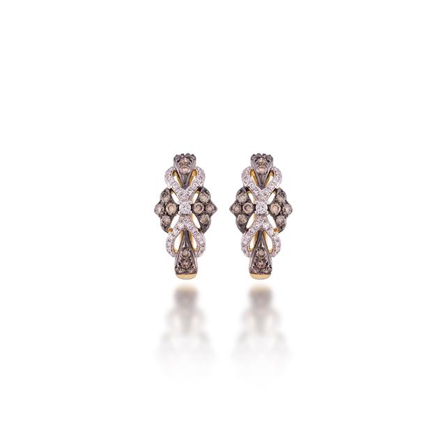 Kolczyki złote Anna Karenina