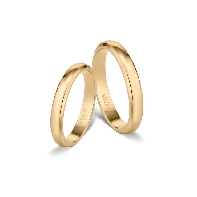 Obrączka złota ETERNIA