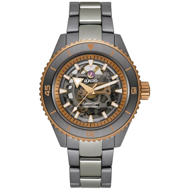 ZEGAREK RADO Captain Cook High-Tech Ceramic Skeleton