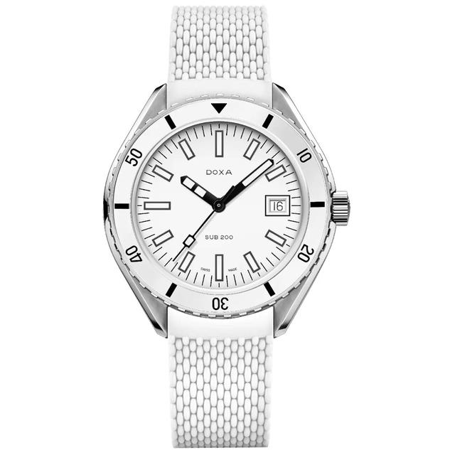 ZEGAREK DOXA SUB 200 WHITEPEARL
