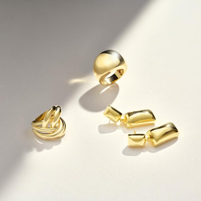 Kolczyki srebrne pozłacane