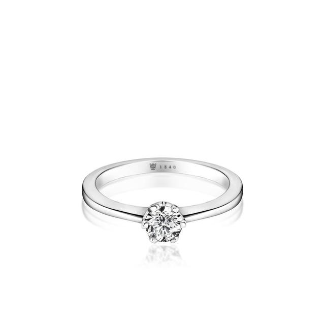 Pierścionek zaręczynowy złoty Jedyny