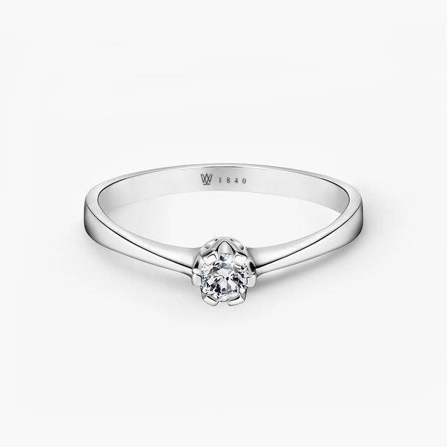 Pierścionek zaręczynowy złoty Jedyny