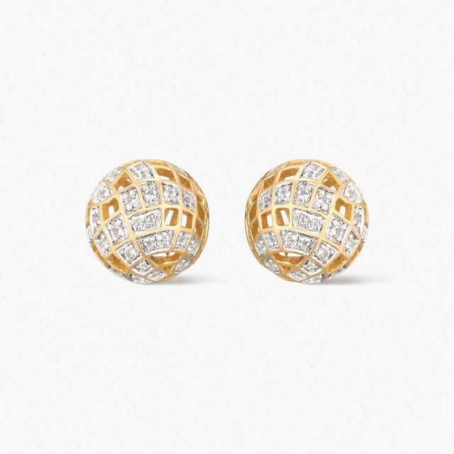 Kolczyki złote Follow