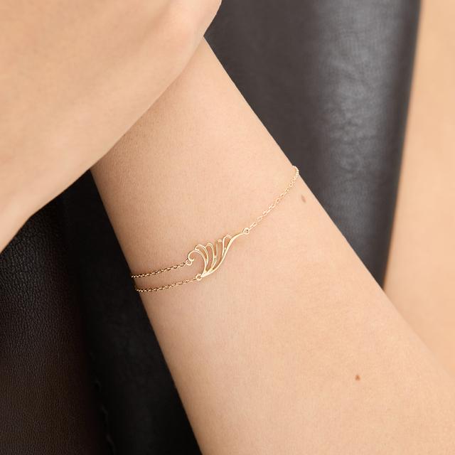 Bransoleta złota KOI