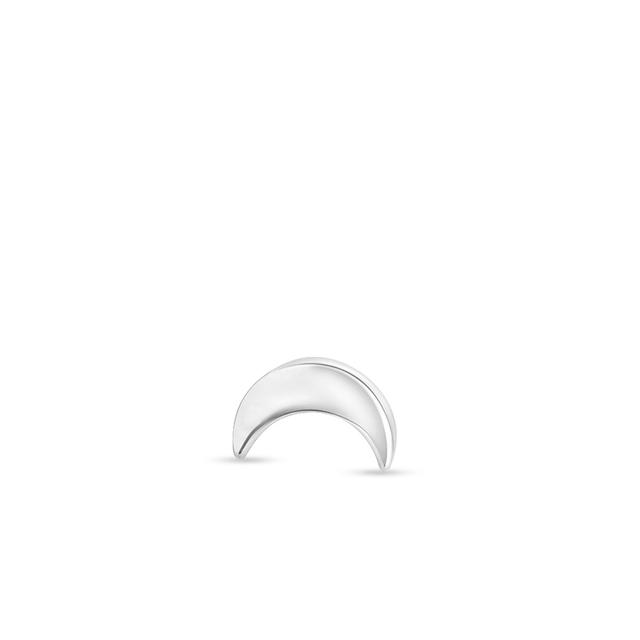 Kolczyk srebrny księżyc