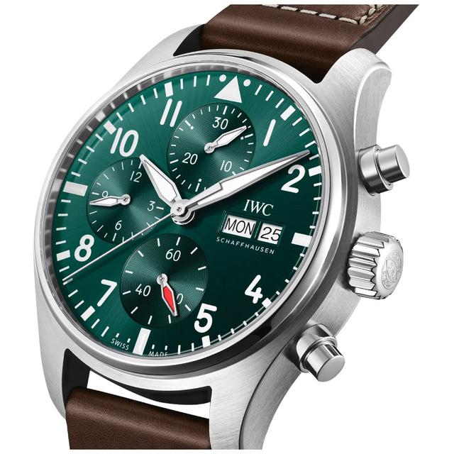 ZEGAREK IWC SCHAFFHAUSEN PILOT'S AUTOMATIC CHRONOGRAPH