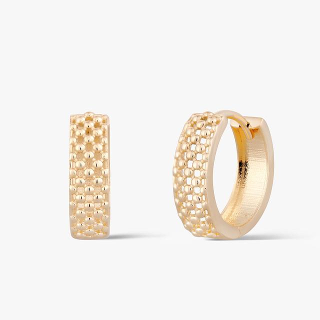 Kolczyki złote ażurowe