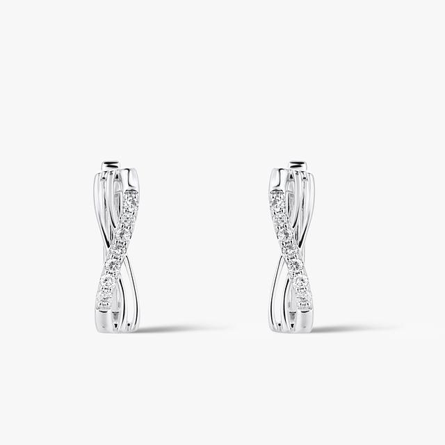 Kolczyki złote z diamentami