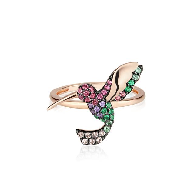 Pierścionek srebrny Preludium