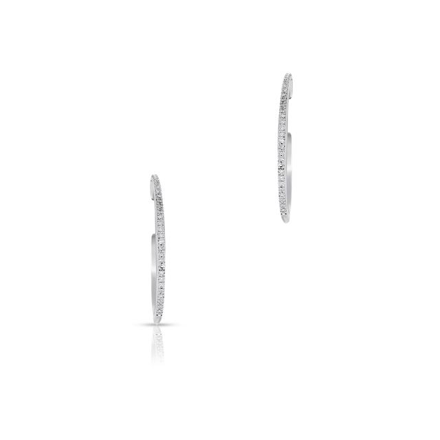 Kolczyki białe złoto z diamentami