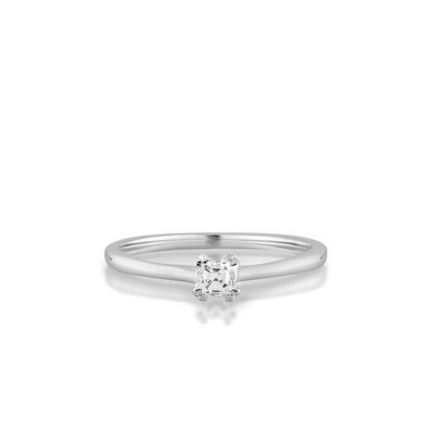 Pierścionek zaręczynowy złoty Królewski