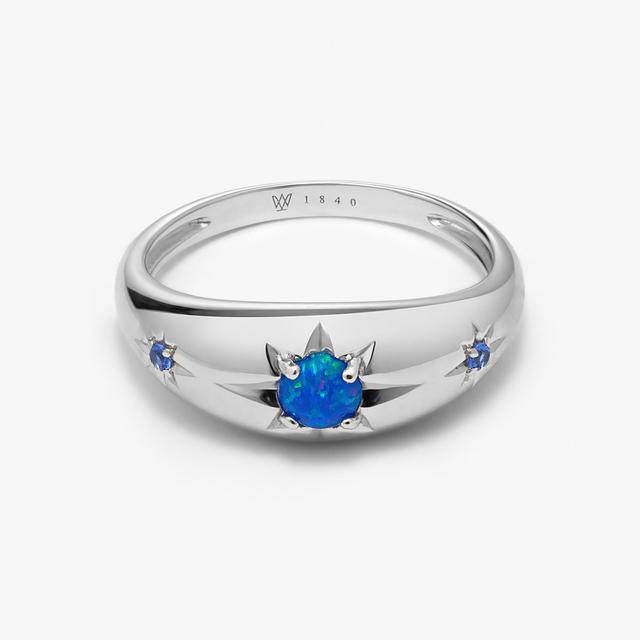 Pierścionek srebrny Alchemia