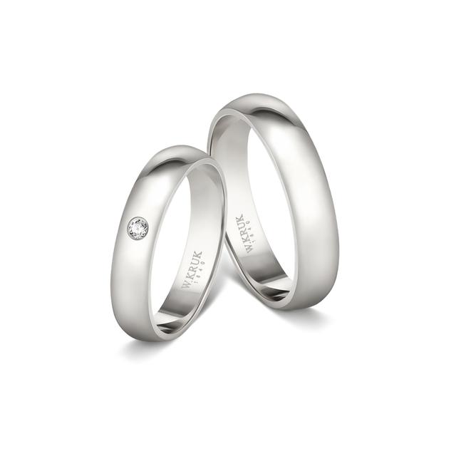 Obrączka platynowa SPLENDARE męska