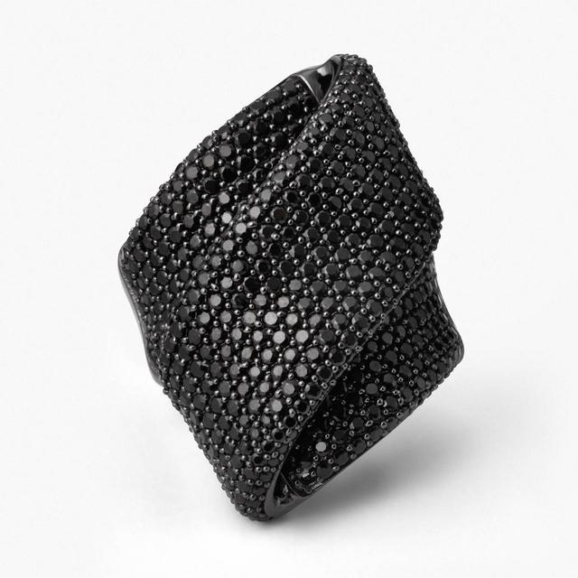 Pierścionek srebrny Meteory