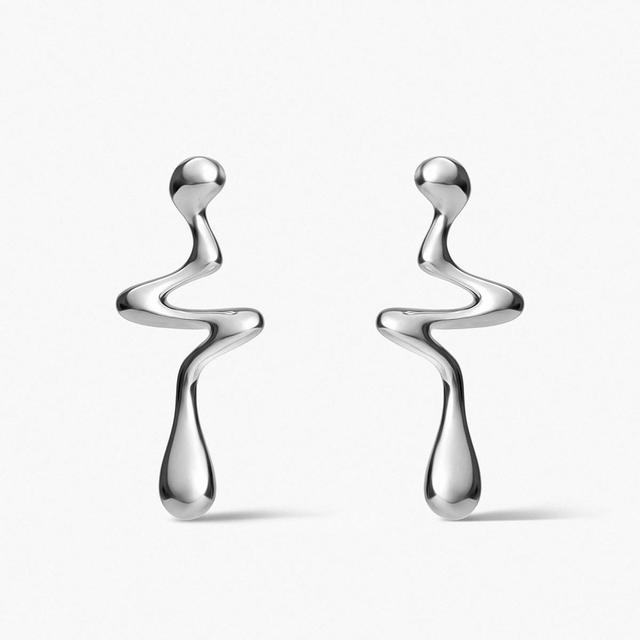 Kolczyki srebrne Modern