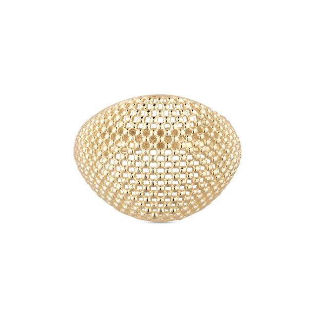 Pierścionek złoty ażurowy