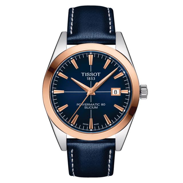 TISSOT Gentleman Powermatic 80 Silicium Solid 18K Gold Bezel