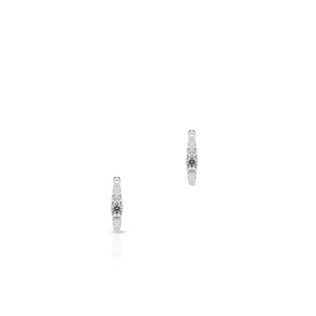 Kolczyki białe złoto z diamentami