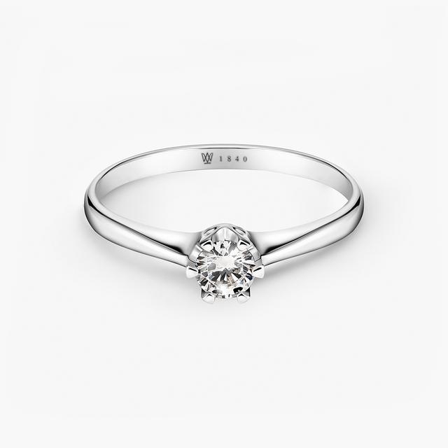 Pierścionek zaręczynowy złoty Jedyny