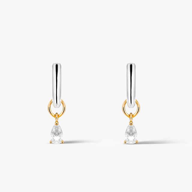 Kolczyki srebrne z cyrkoniami